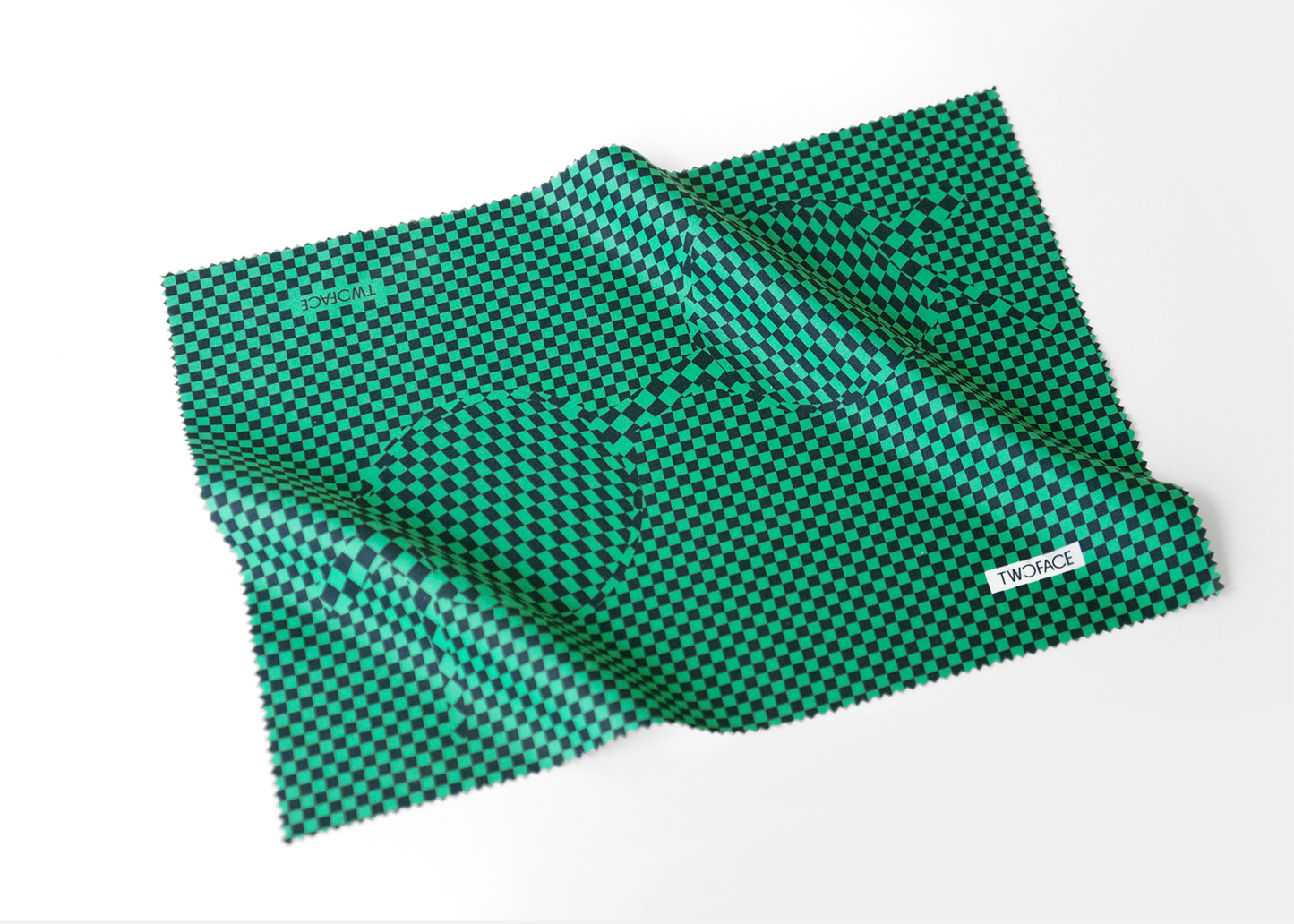 EYEWEAR CLOTH_Check Green