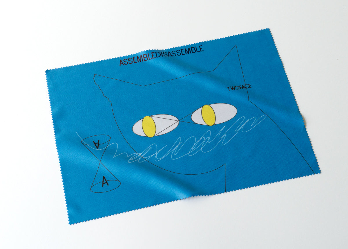 EYEWEAR CLOTH_Cat blue