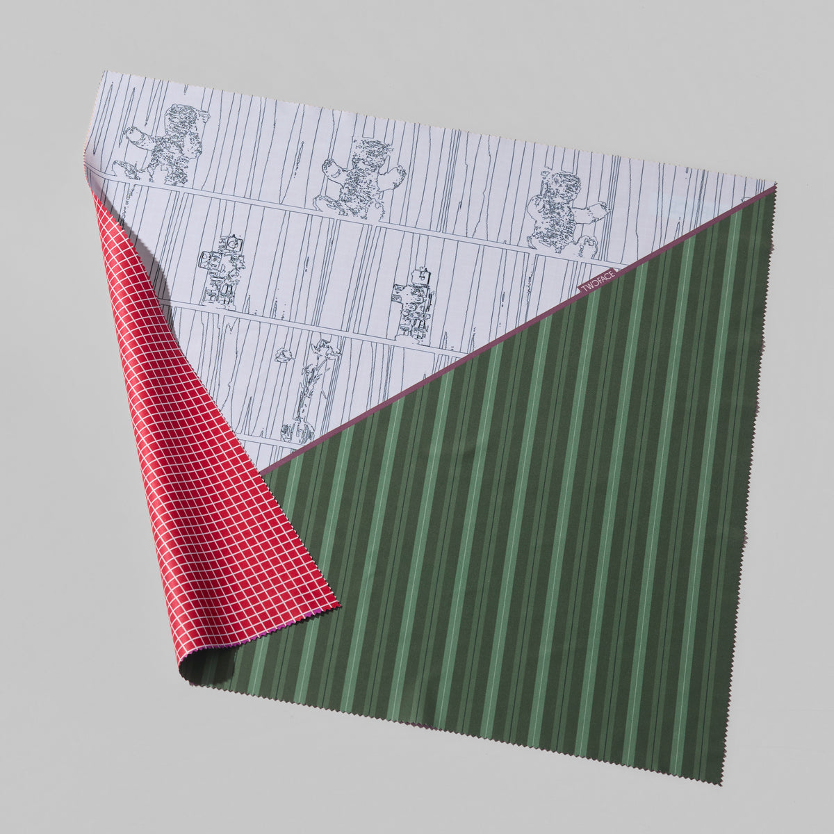 EYEWEAR CLOTH(L)_Check Red